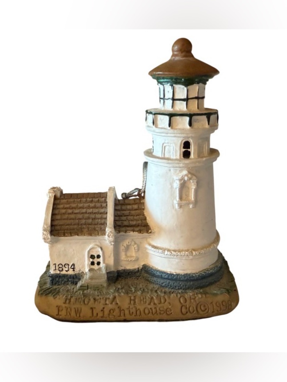 Vintage Heceta Head Lighthouse Oregon Ornament Figurine